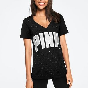 PINK Victoria's Secret Perfect V neck crew